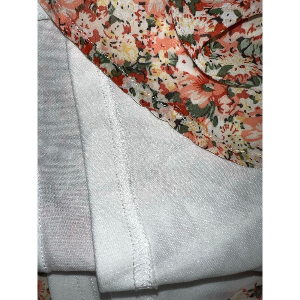 Staccato Floral Long Sleeve Tiered Mini Dress Small Fall Teacher Cottagecore EUC - Picture 6 of 8